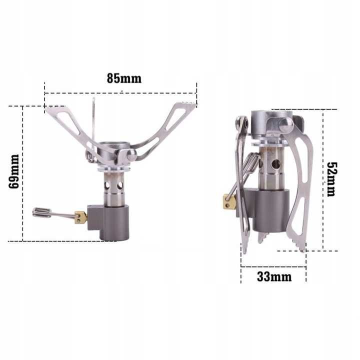 Kuchenka Mini Palnik Gazowy Do Kartuszy Butli Mały