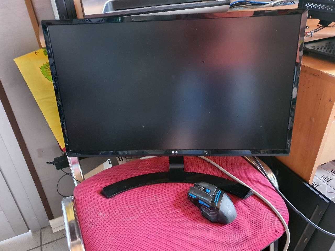 Монитор IPS 24" LG 24MP58VQ-P в отличном состоянии. HDMI