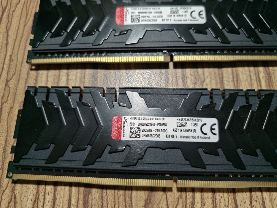 DDR4 HyperX Predator 3200 MHz XMP 16 GB CL16