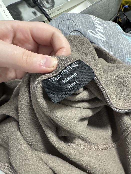 Флісова кофта коричнева розмір L