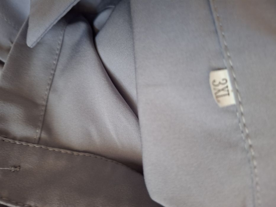 Лавандовое платье рубашка большого размера