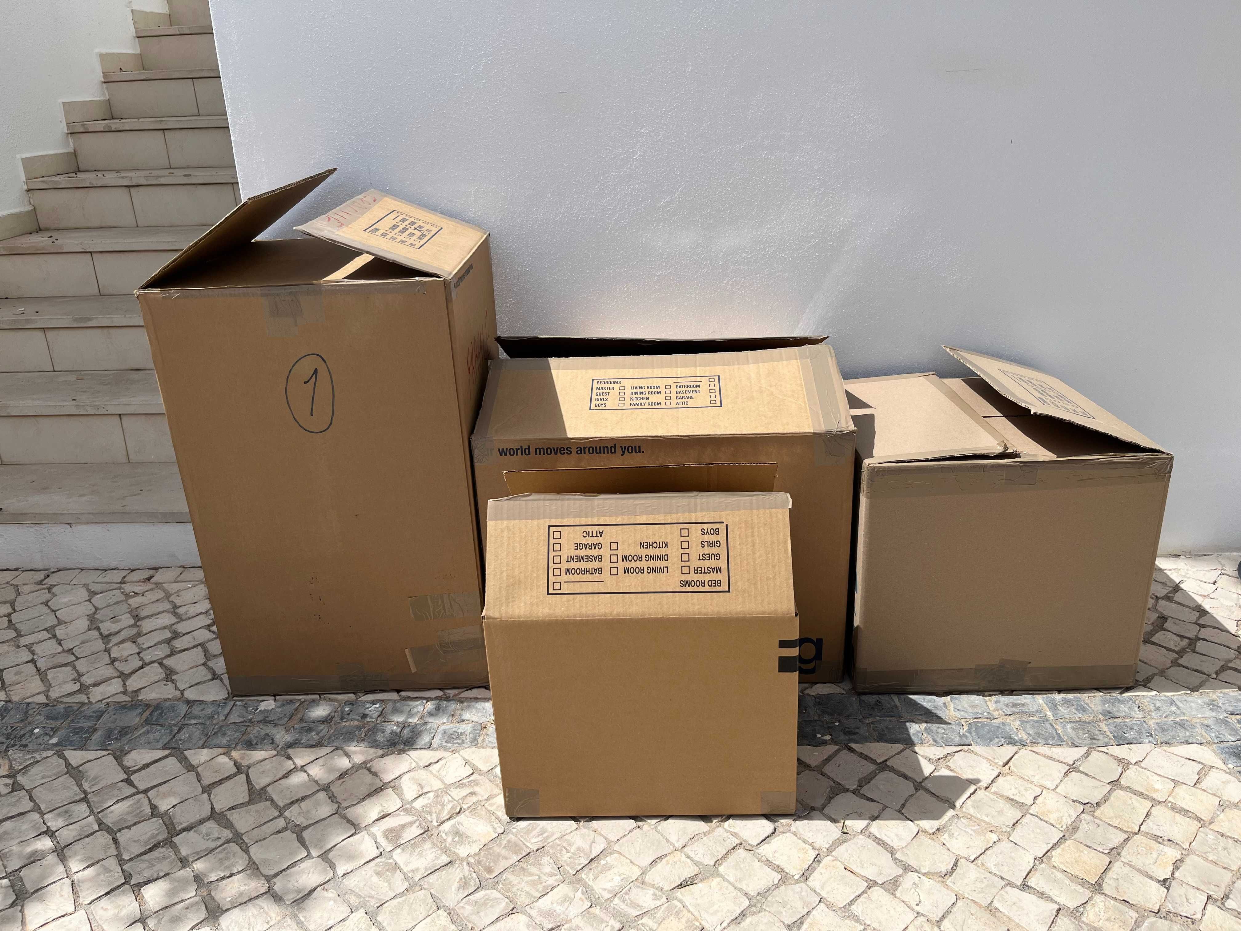 Caixas para mudanças - moving boxes