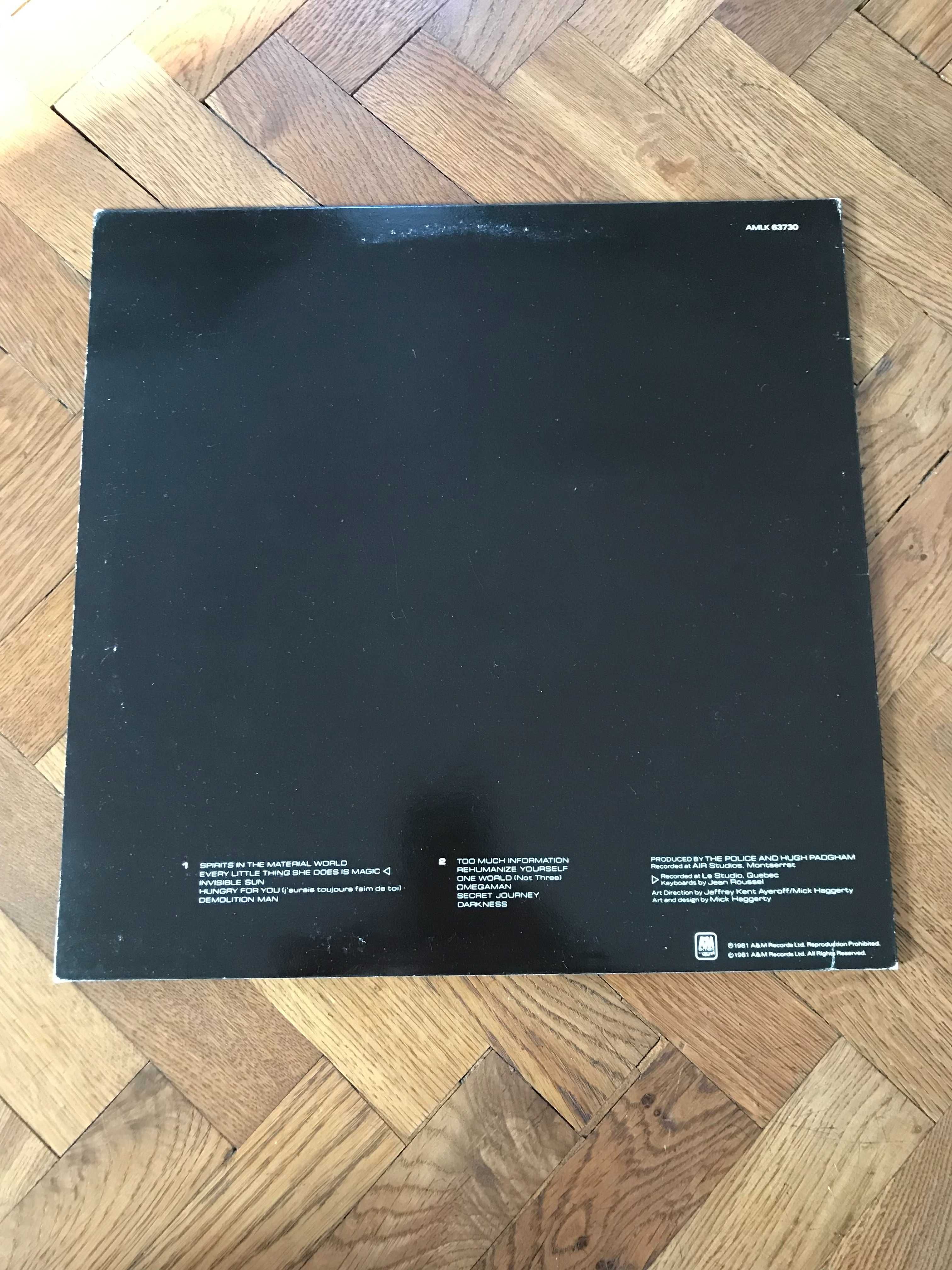 The Police  Ghost In The Machine, LP, 1981, UK, A&M Rec. AMLK63730, NM