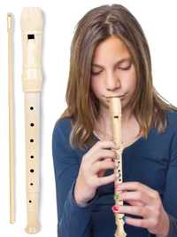 Flet SZKOLNY do nauki grania na flecie dla dzieci 8 otworów