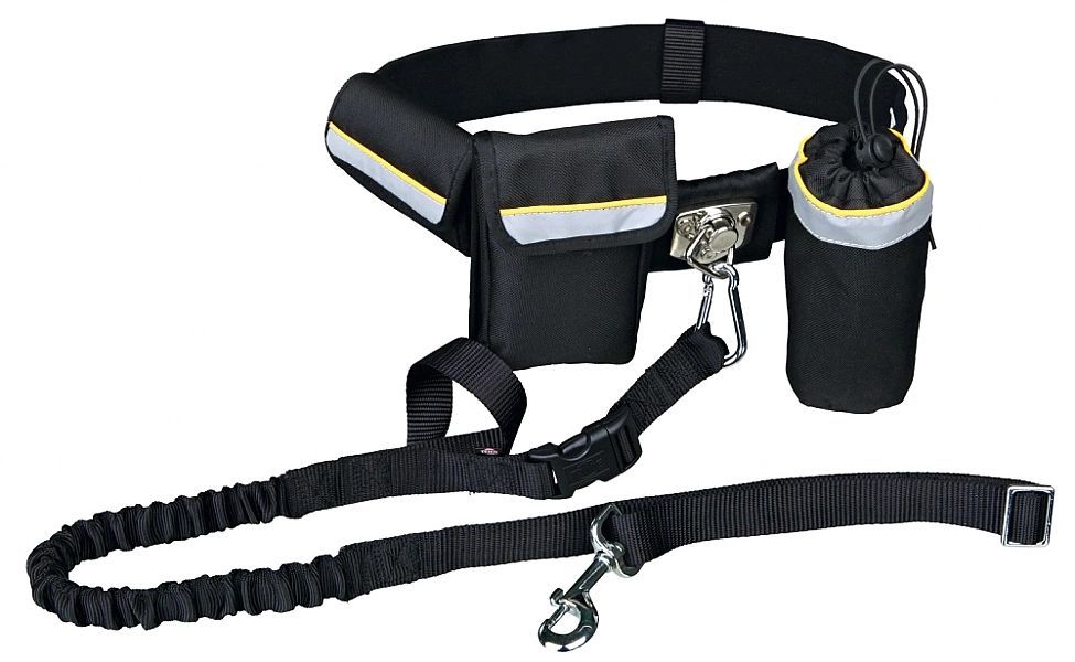 Pas trekkingowy biodrowy HANDS FREE z amortyzatorem dogtrekking 1275