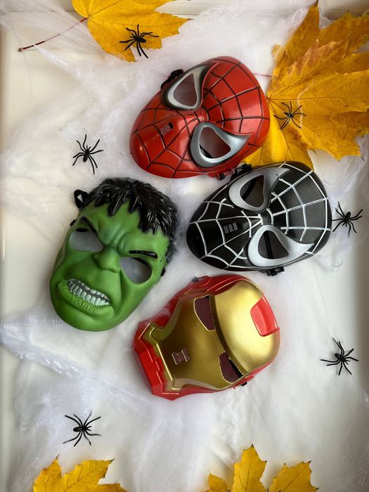 Маска на Хеллоуин Крик Человек паук железный человек
