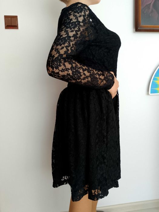 Nowa z metką sukienka damska koronkowa M