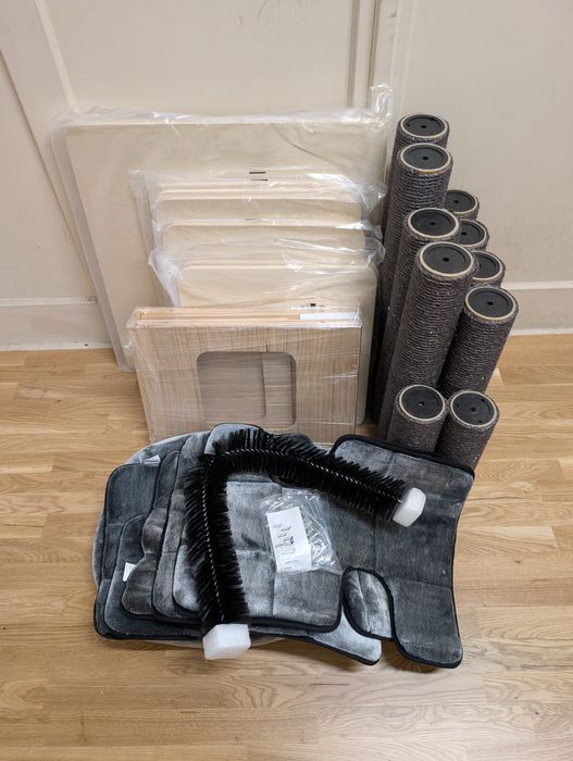 Modern Living Drapak dla Kota Chelsea Ciemnoszary 82x72x185cm DUŻY