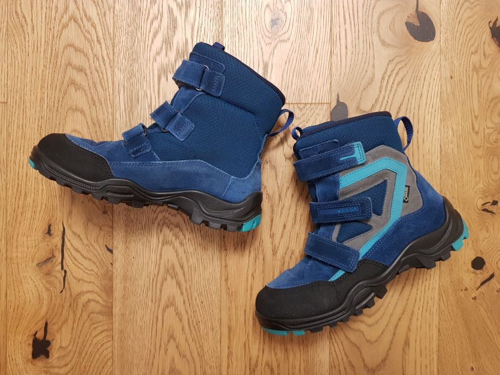 ECCO Xpedition Buty zimowe 35 wkł. 22,9 cm Śniegowce Gore-Tex Skóra