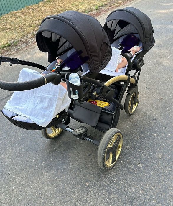 Коляска для двійні 2 в 1 junama