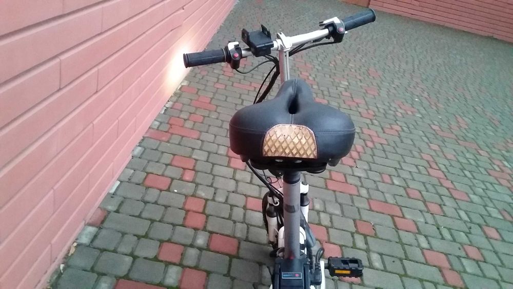 Электровелосипед алюминиевый складной WBLDDC 14 колеса 300W 48v 16AH.