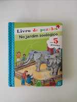 Livro de puzzles - No jardim zoológico