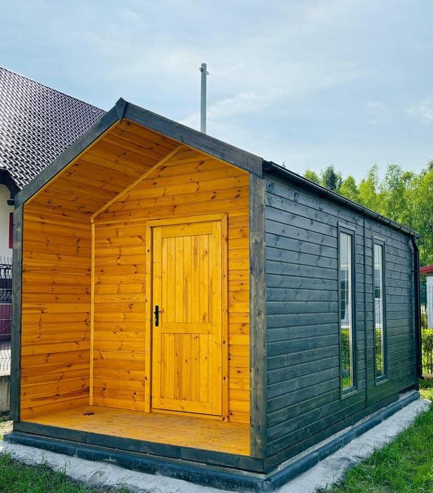 Nowoczesny domek ogrodowy 4x3 m – drewniana stodoła, altana