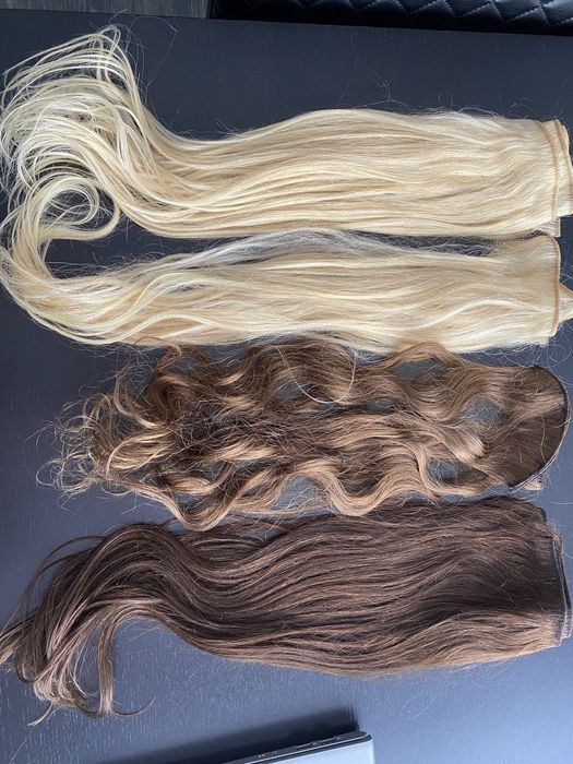 Extenções de cabelo 100% natural