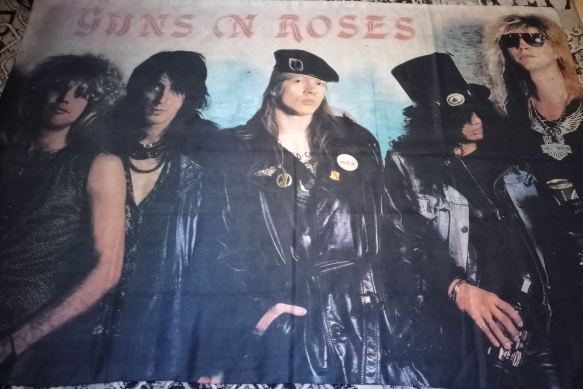 Баннер, постер тканинний Guns N' Roses.