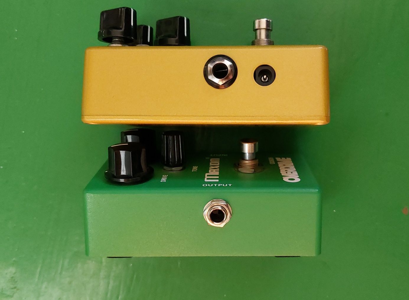 Гитарные педали Maxon od-808, Golden rat.
