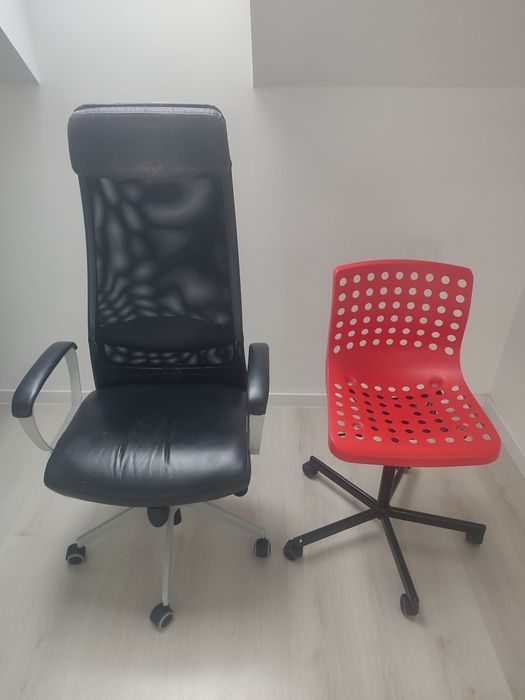 Fotele biurowe/ gamingowy IKEA Czarny Sprzedany