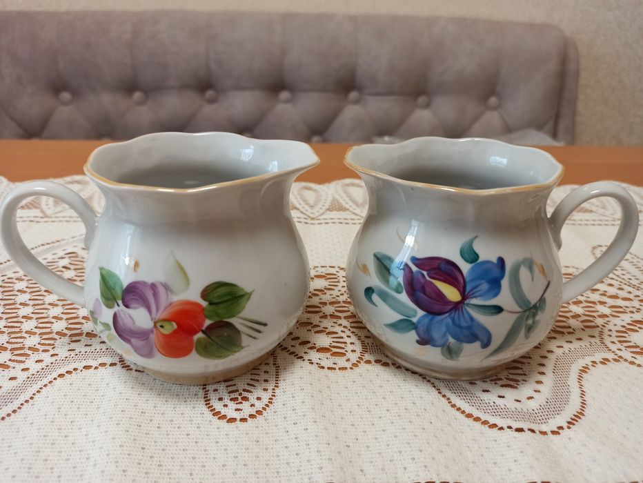 Салатник Уршельский завод/ Фарфор молочники