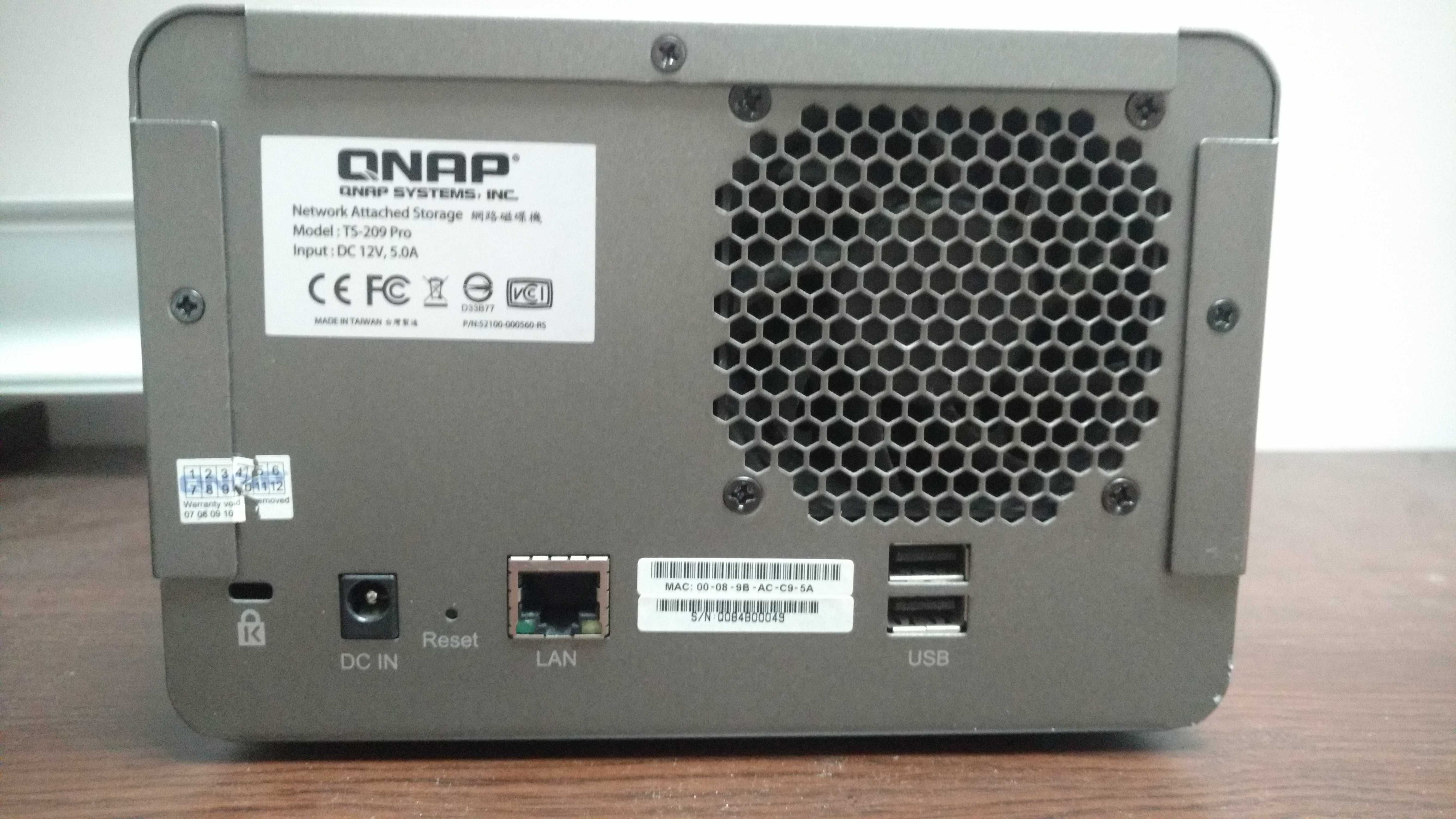 Qnap TS-209 Pro Dysk sieciowy NAS raid backup