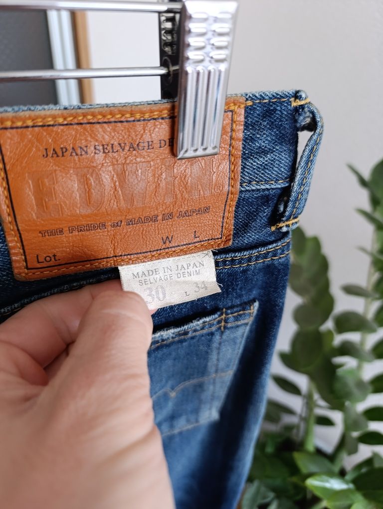Мужские джинсы из японского денима edwin selvedge denim
