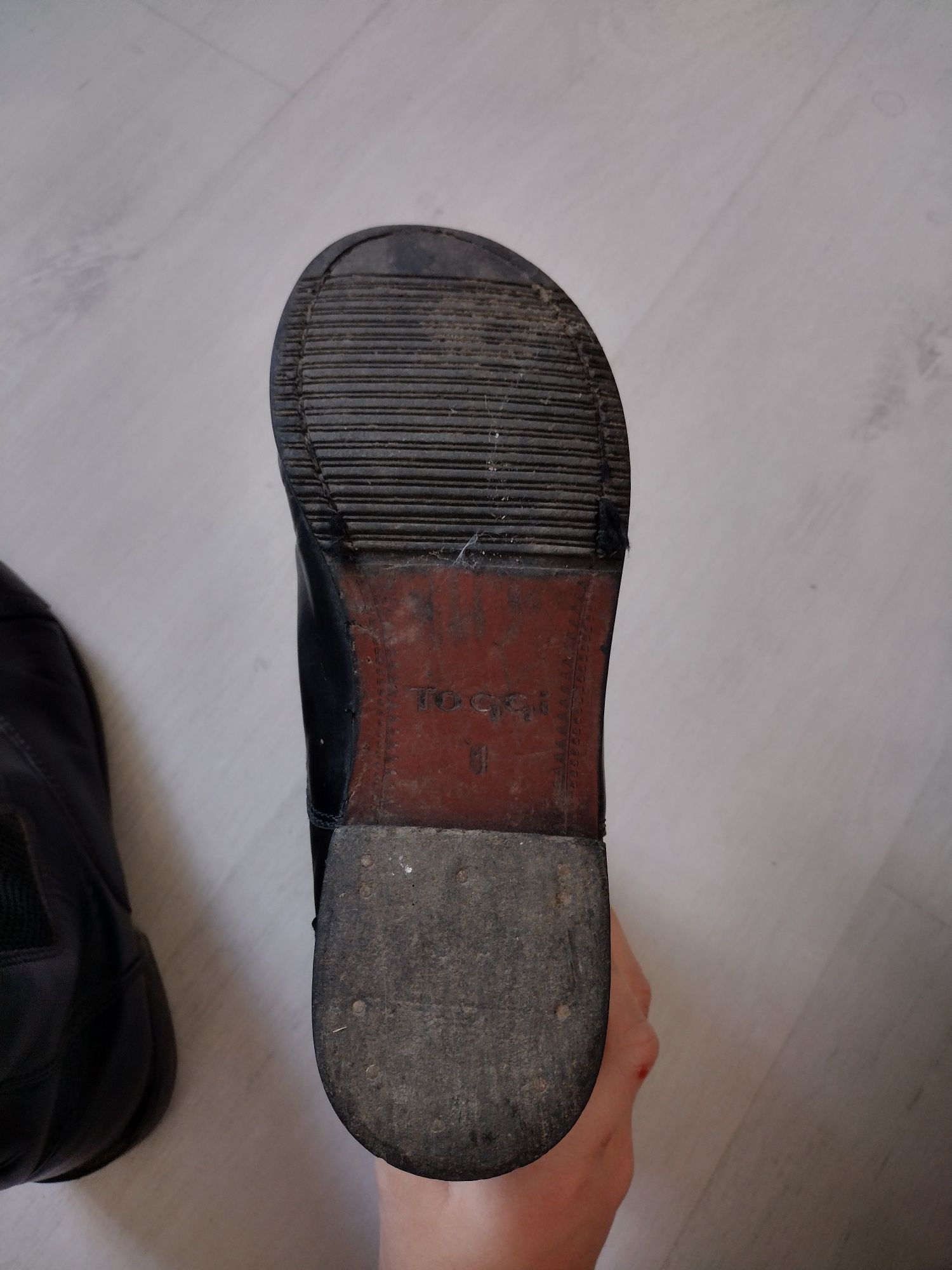 Skórzane sztyblety dzieciece TOGGI 33-34