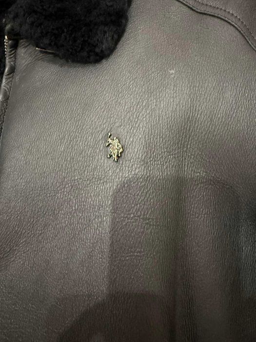 Мужская натуральная дубленка U.S. POLO ASSN.