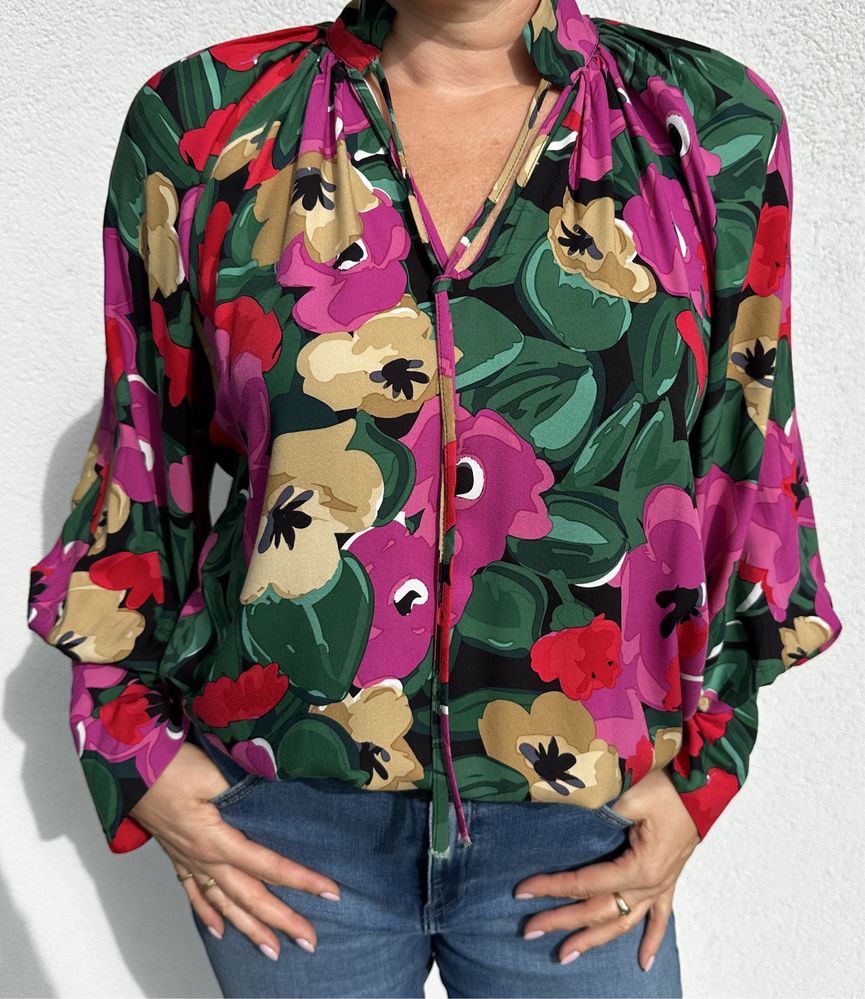 Bluzka Lola Fashion, oversize, uniwersalna, 100% wiskoza, koszula