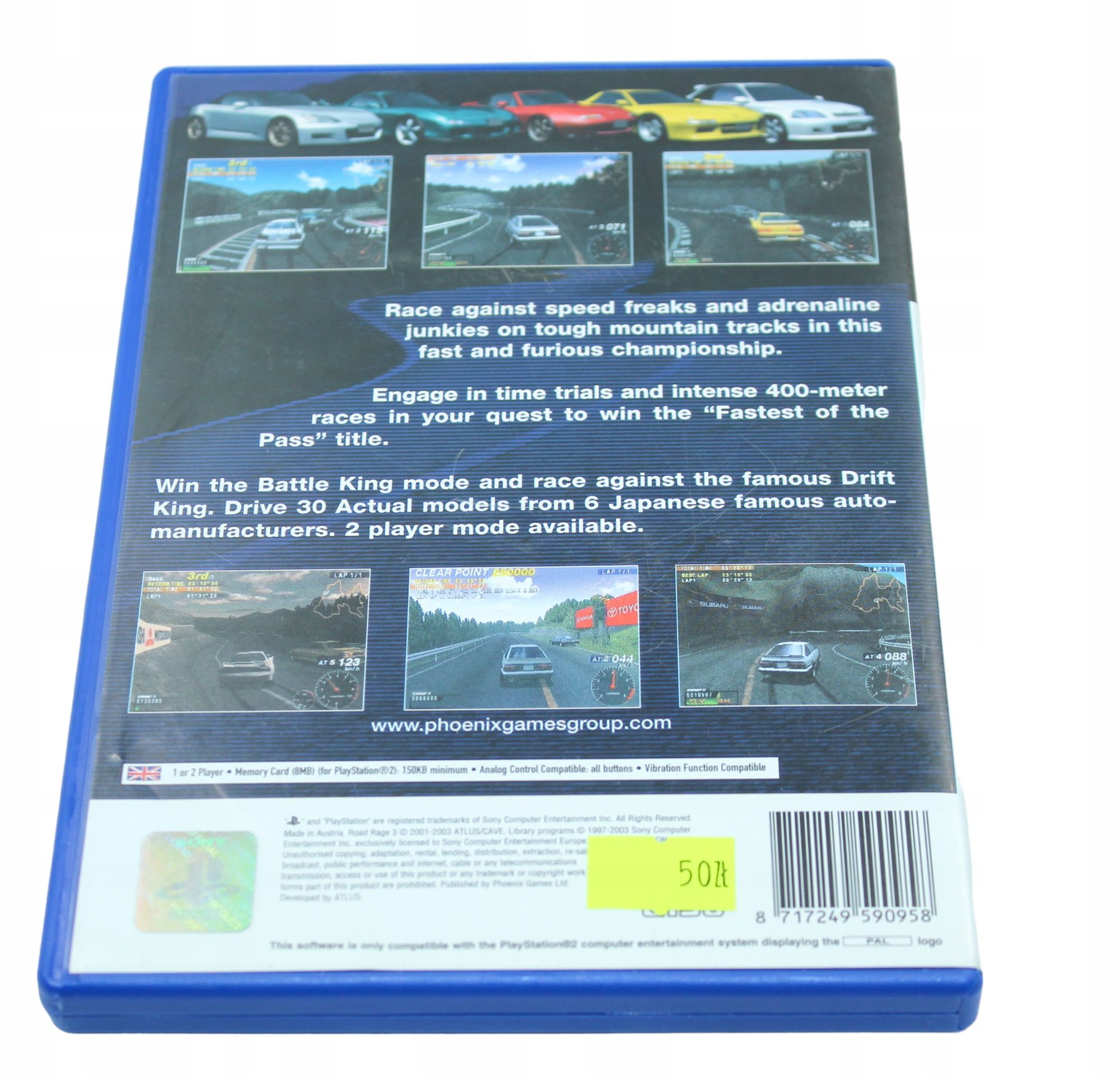 Road Rage 3 PS2 PlayStation 2