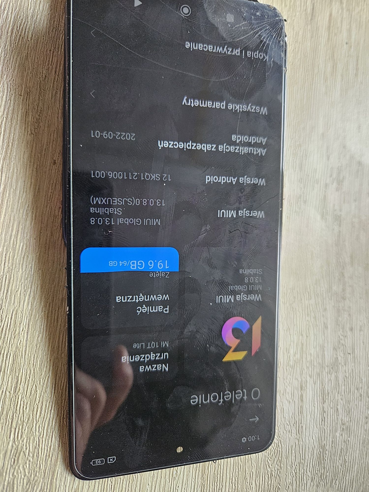 Wyświetlacz do Xiaomi mi 10t lite.