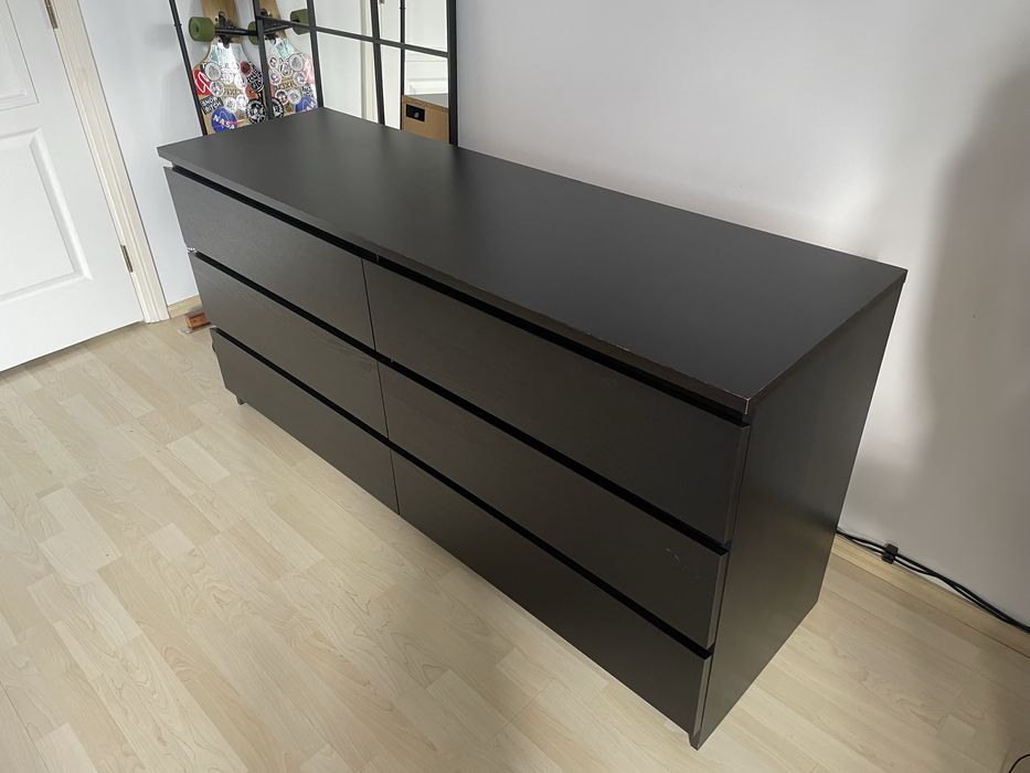 Komoda Malm Ikea 6 szuflad
