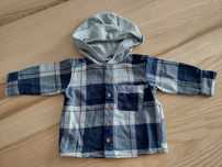 Bluza zapinana z kapturem r.74