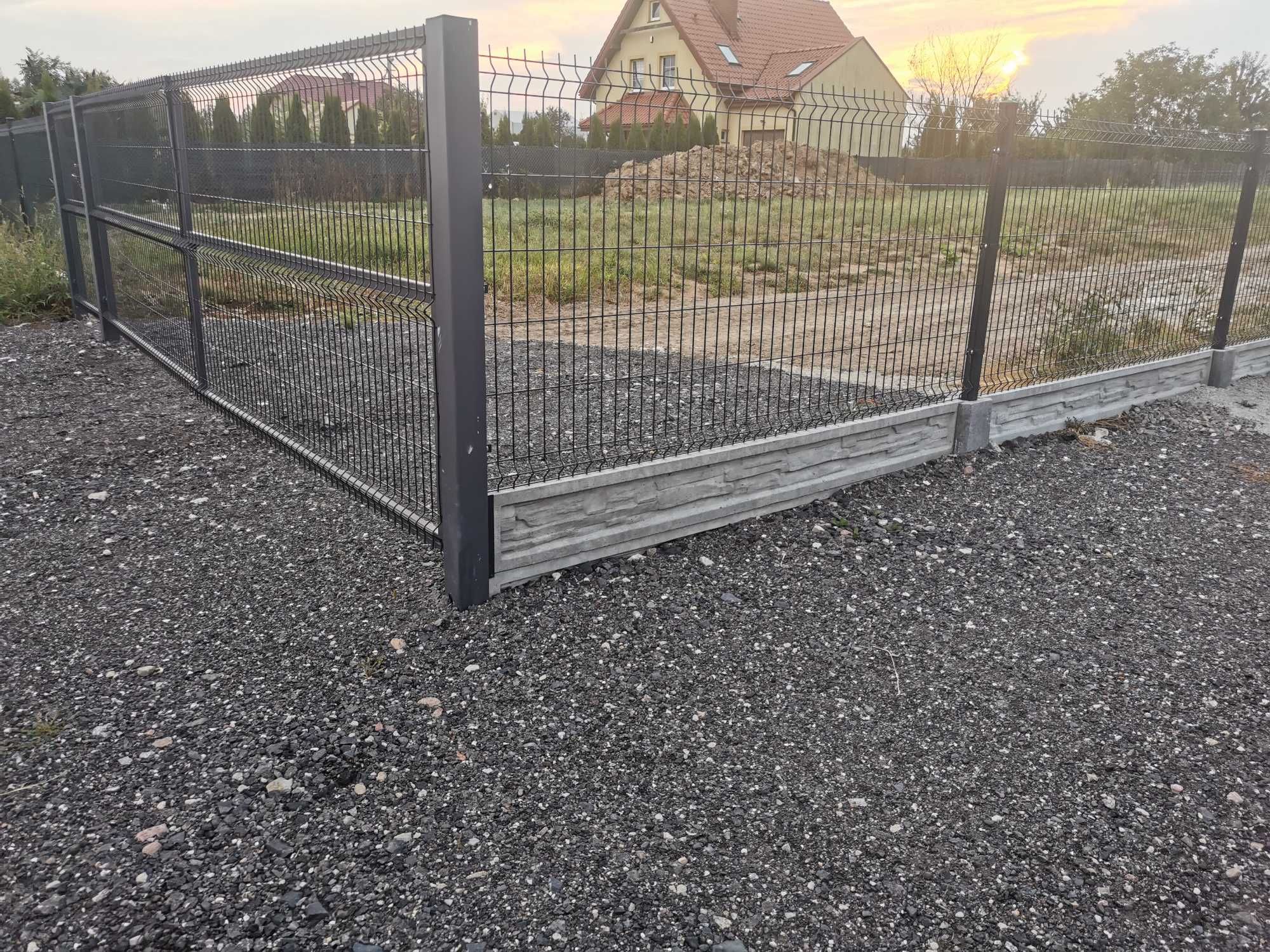 Montaż paneli ogrodzeniowych, przęseł, bram, furtek Urzędów