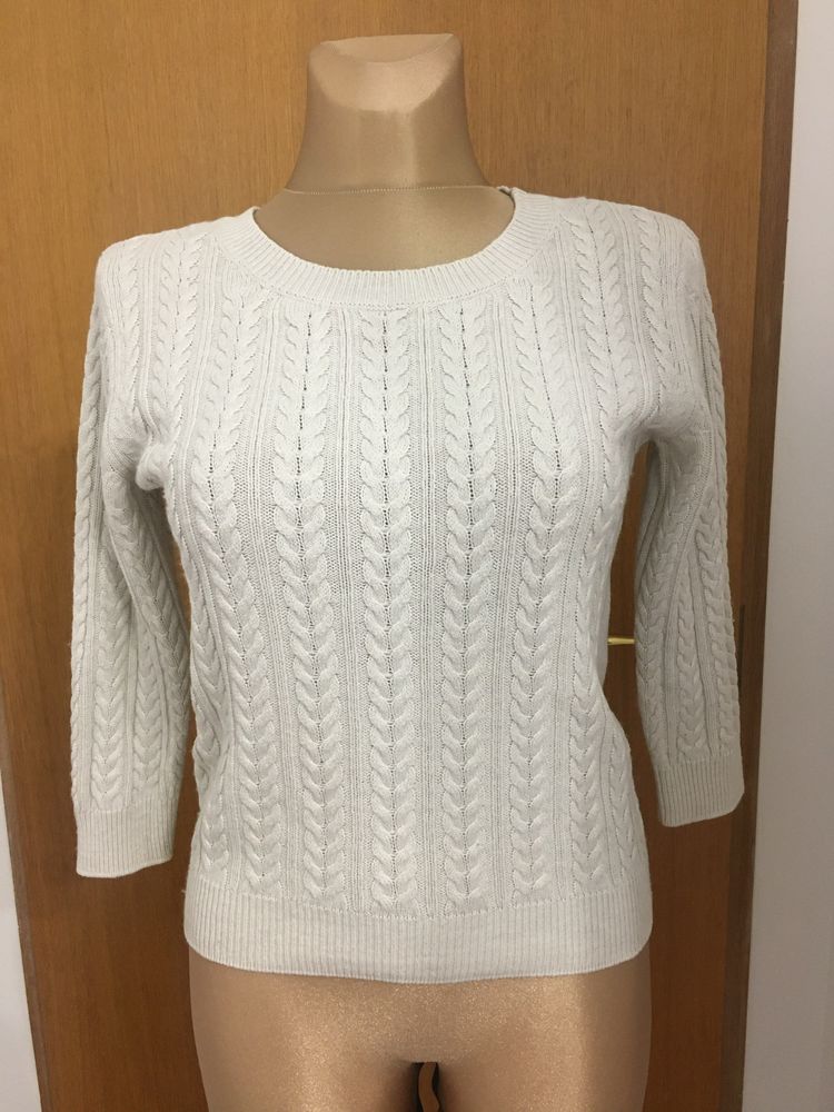 Ciepły Sweter wełniany damski H&M