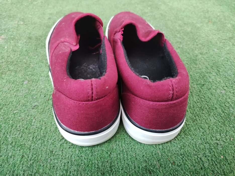 Мокасини aesd 41 бордовий колір