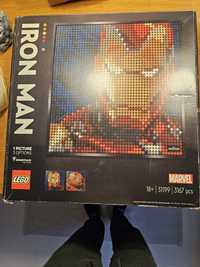 Lego Iron Man art