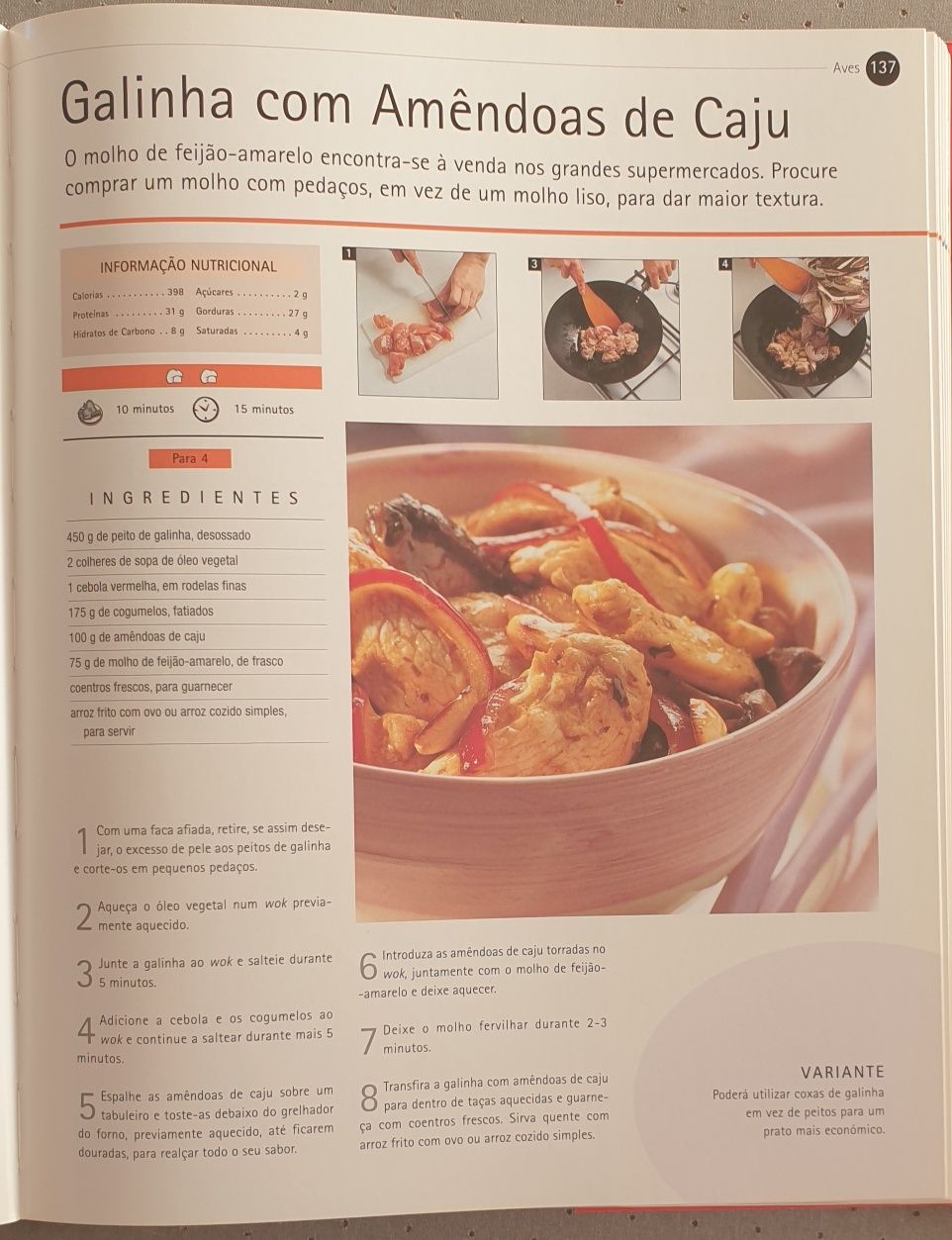 Livro receitas Wok