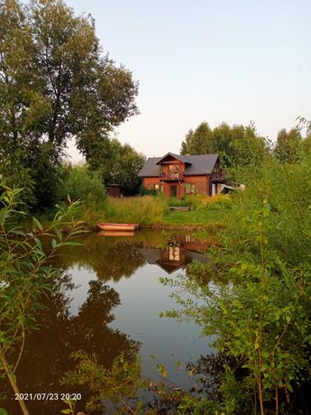 Dom nad stawem do wynajęcia 40 km od Białegostoku