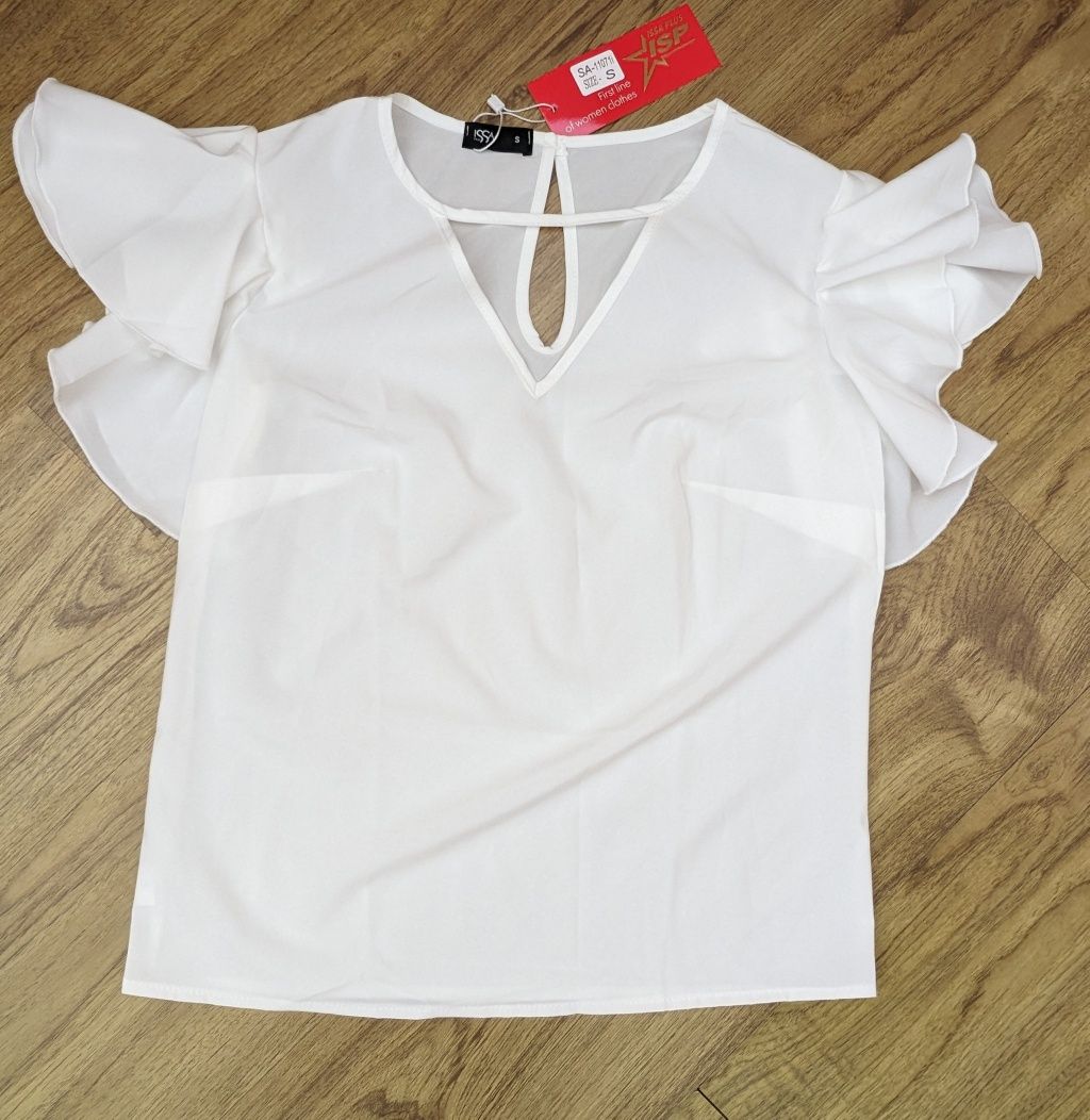 Белая блузка Issa plus