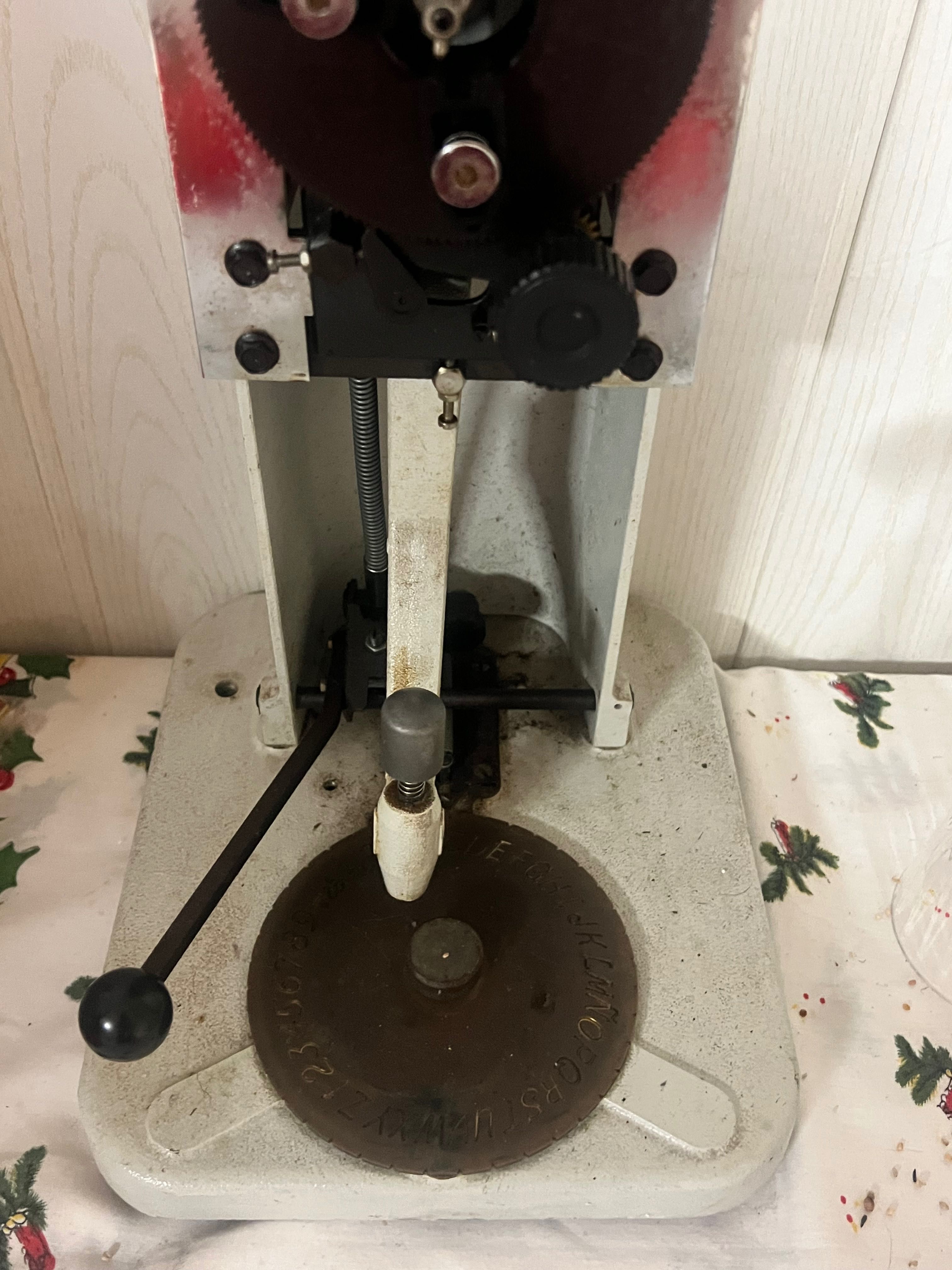 Máquina gravar alianças e aneis