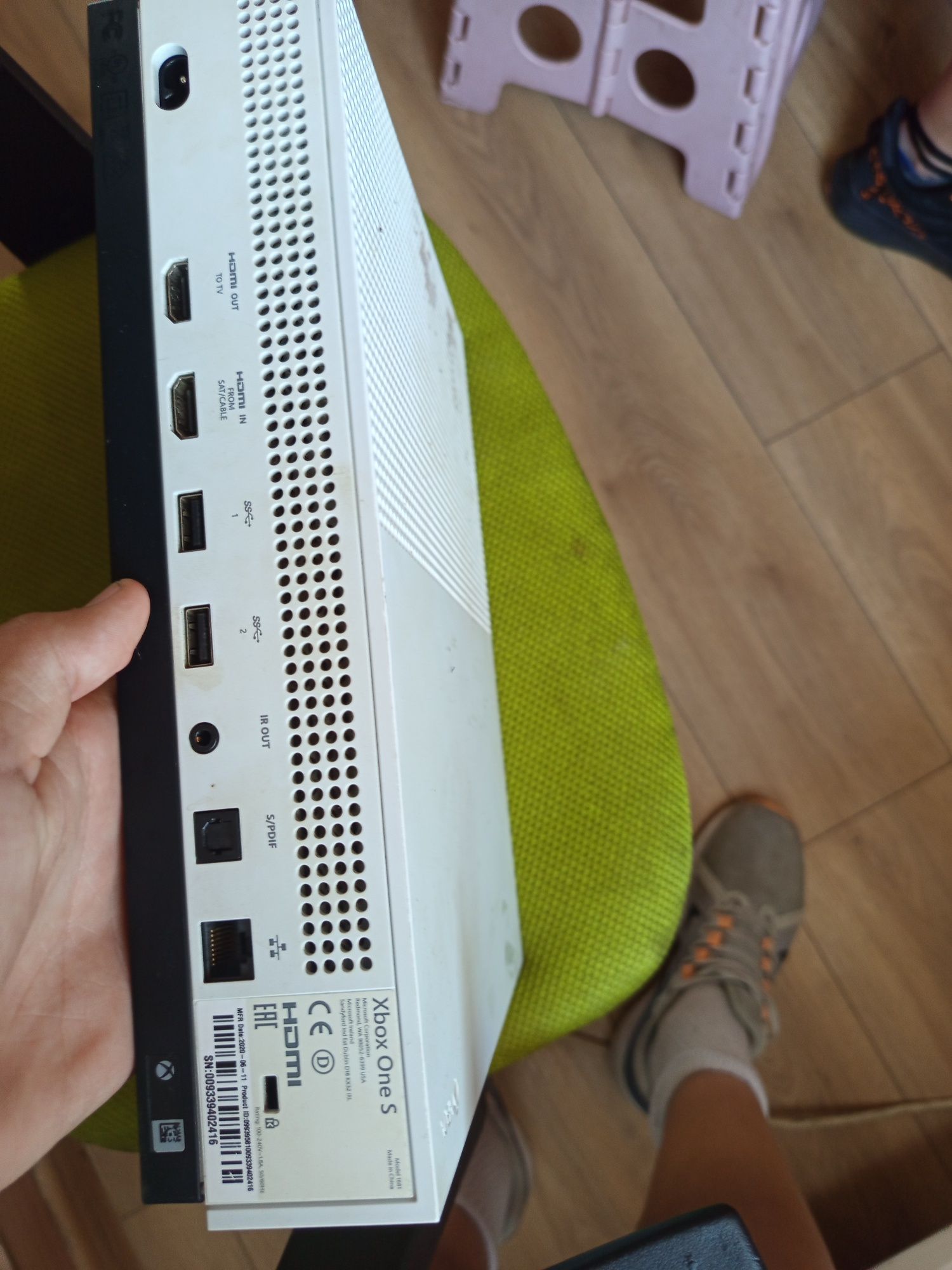 XBOX one s z grą i kable hdmi