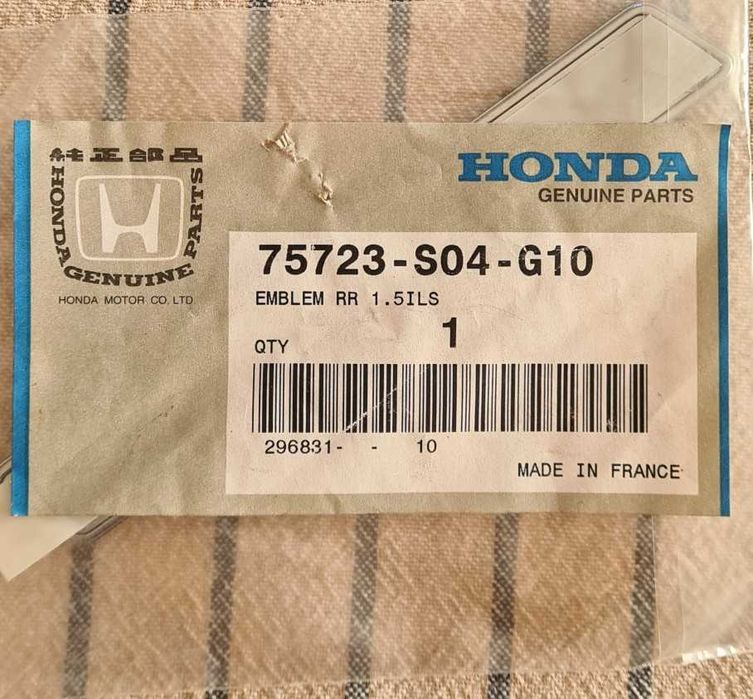 Emblemas originais para HONDA Civic 1.5i LS Vtec