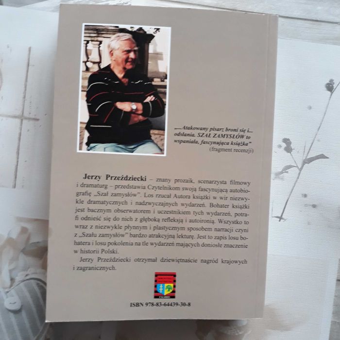 Szał zamysłów - Jerzy Przeździecki - KSIĄŻKA - jak NOWA