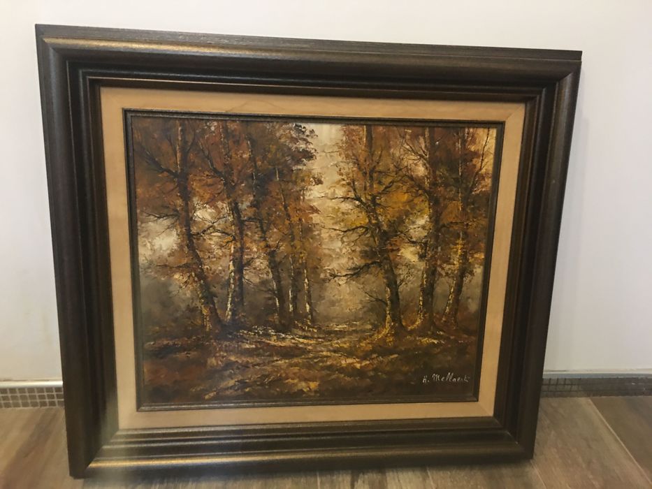 Duży obraz olejny  - sygnowany 83/74