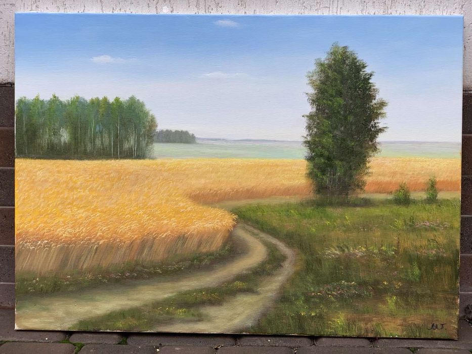 Картина «Колосся сонця »,розмір 50-70см,виконую картини на замовлення