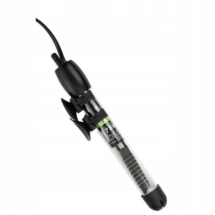 Grzałka z termostatem 75W do akwarium terrarium 40-80L NOWA