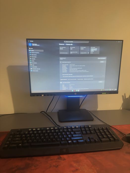 Setup Gaming i5-9500/RTX2060Super/16GB+Monitor144hz+Teclado+Rato Razer