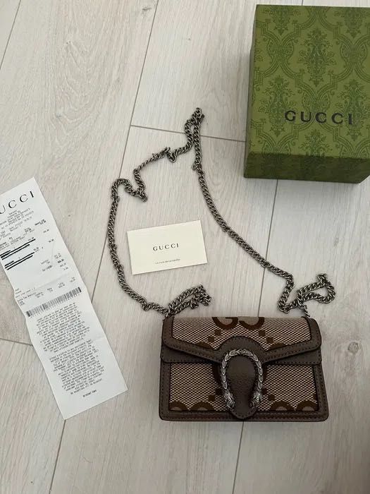 Torebka Gucci brąz skóra dionysus