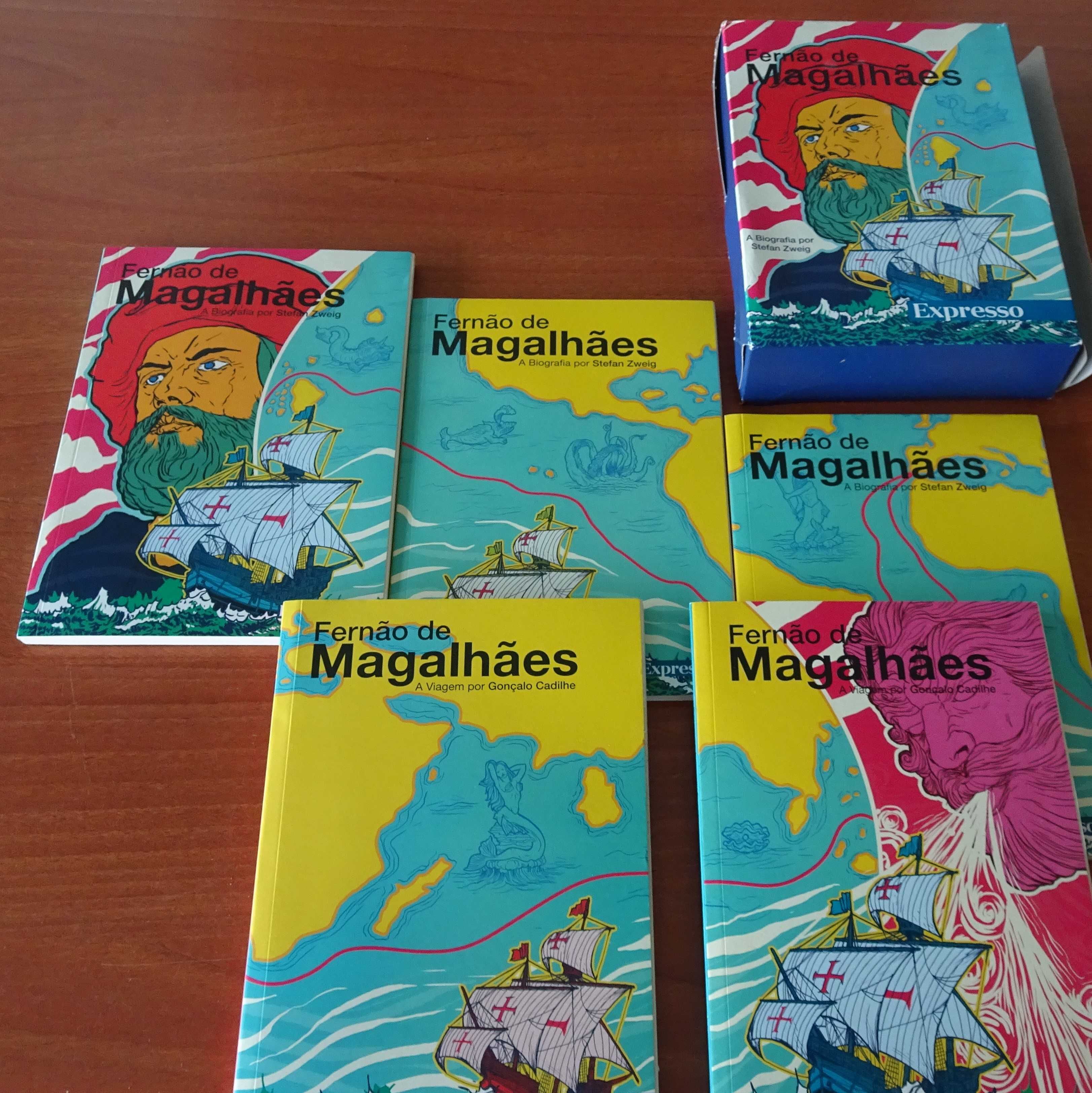 Fernão de Magalhães (A Biografia / A Viagem) - 5 Volumes Completo