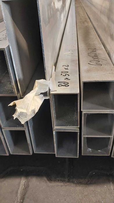 Profil aluminiowy, aluminium 80x50x2,0mm gat.6060, Bytom