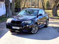 BMW X4 M-Pakiet, xDrive35d 3.0D 313KM, Salon PL, Bezwypadkowa, Bogata Wersja!